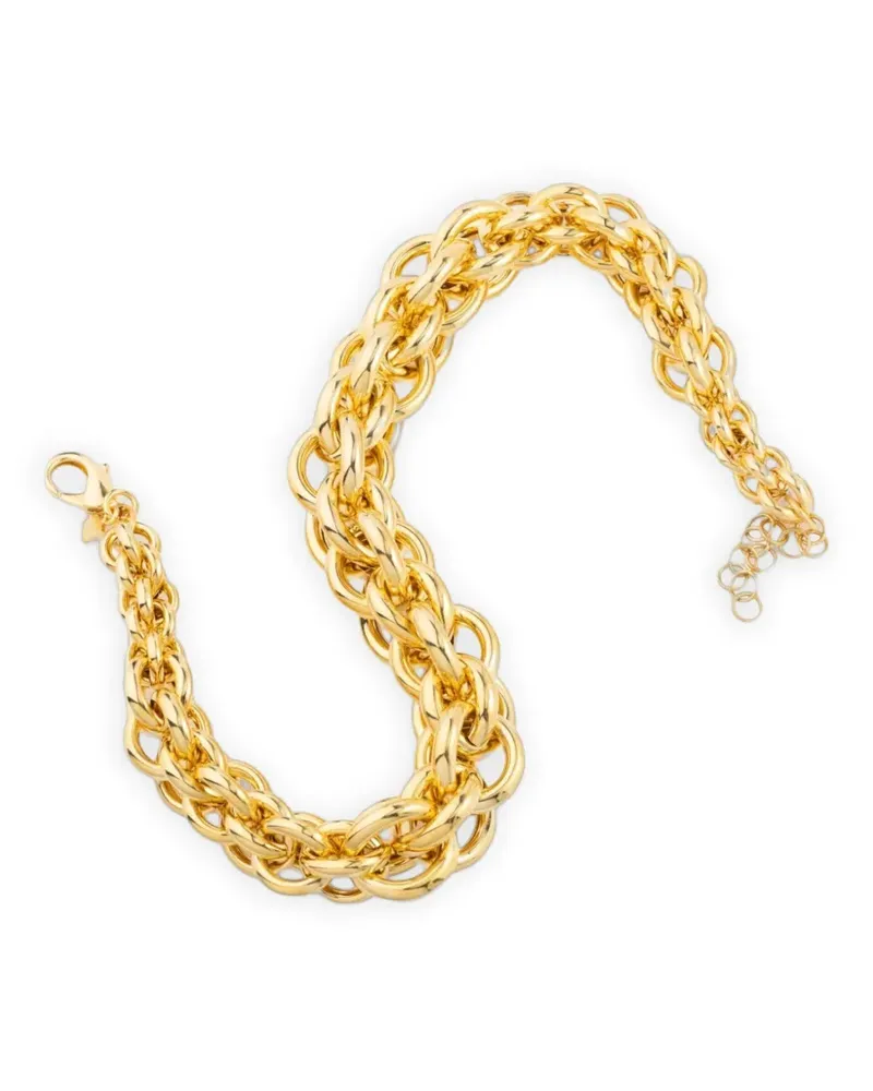 Federica Tosi Christy Halskette mit breiten Gliedern - Gold Gold