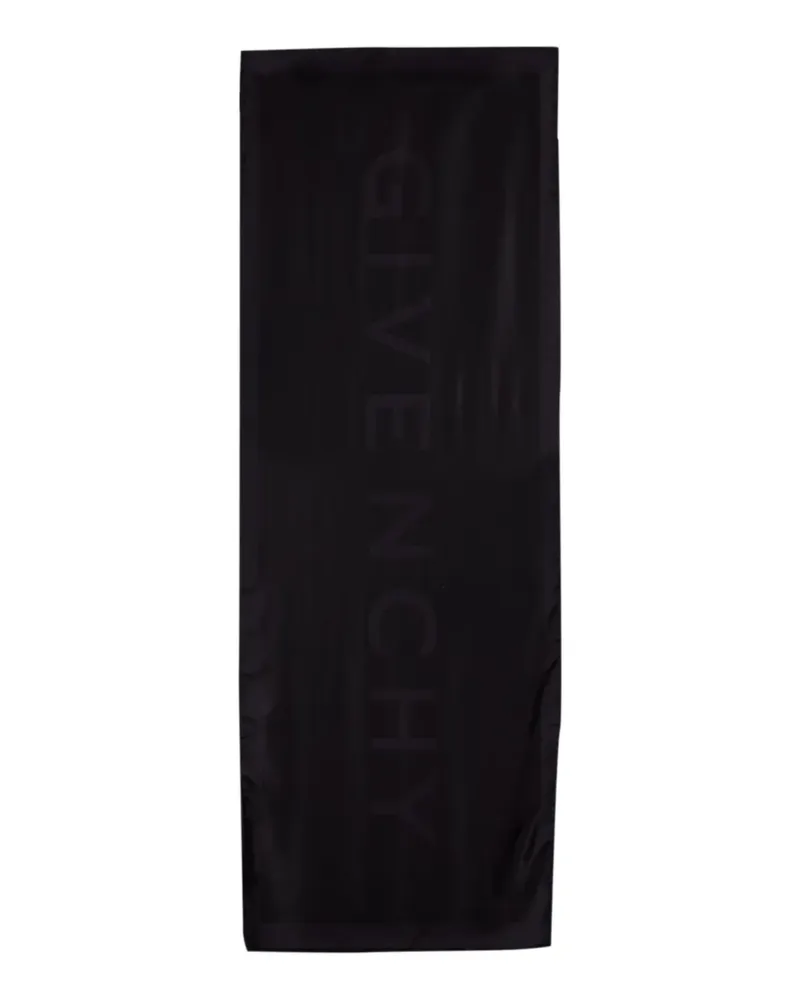 Givenchy logo-printed scarf - Schwarz Schwarz