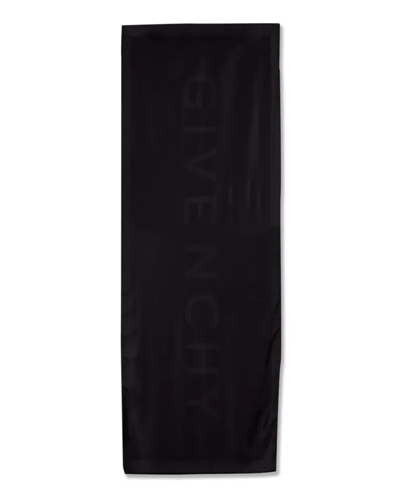 Givenchy Schal mit Logo-Print - Schwarz Schwarz