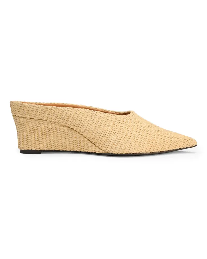 Simon Miller Gala Wedge-Mules - Nude Nude