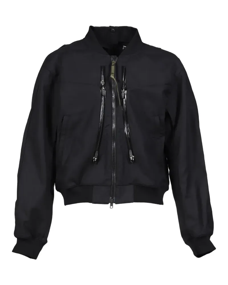 ACRONYM Ripsmoleskin Vehicular Bomberjacke mit Reißverschluss - Schwarz Schwarz