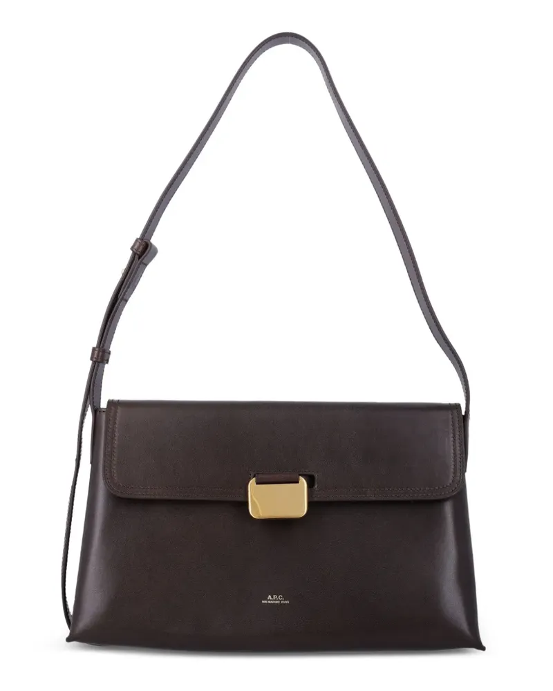 A.P.C. Simone Schultertasche - Braun Braun