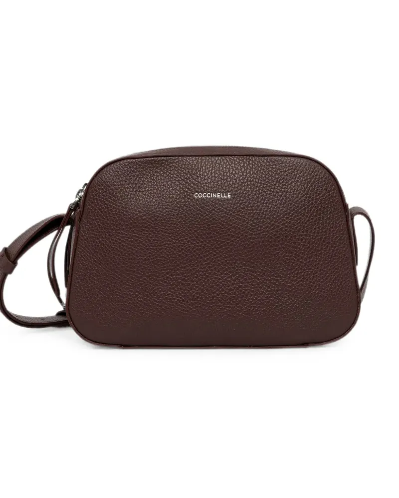 Coccinelle grainy-leather cross body bag - Braun Braun