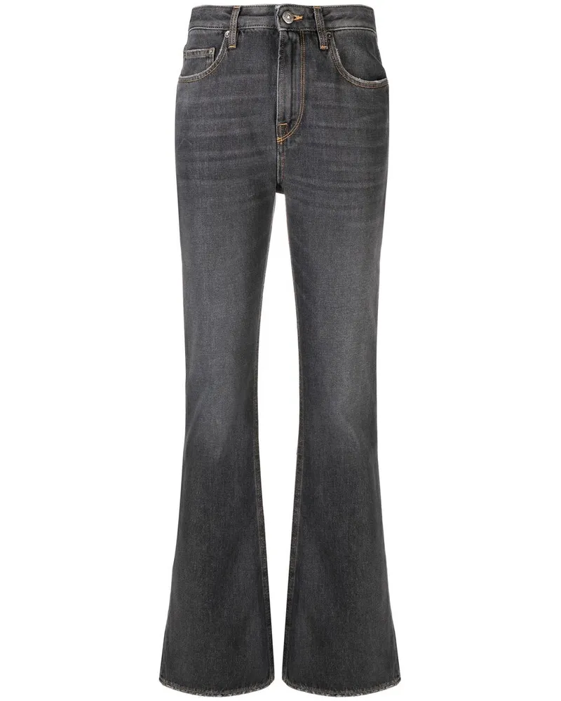 Golden Goose Schlagjeans mit hohem Bund - Schwarz Schwarz