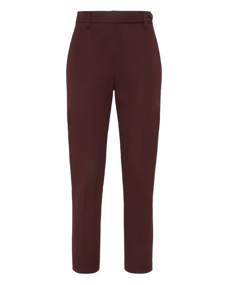 Brunello Cucinelli Hose mit Knopfverschluss - Rot Rot