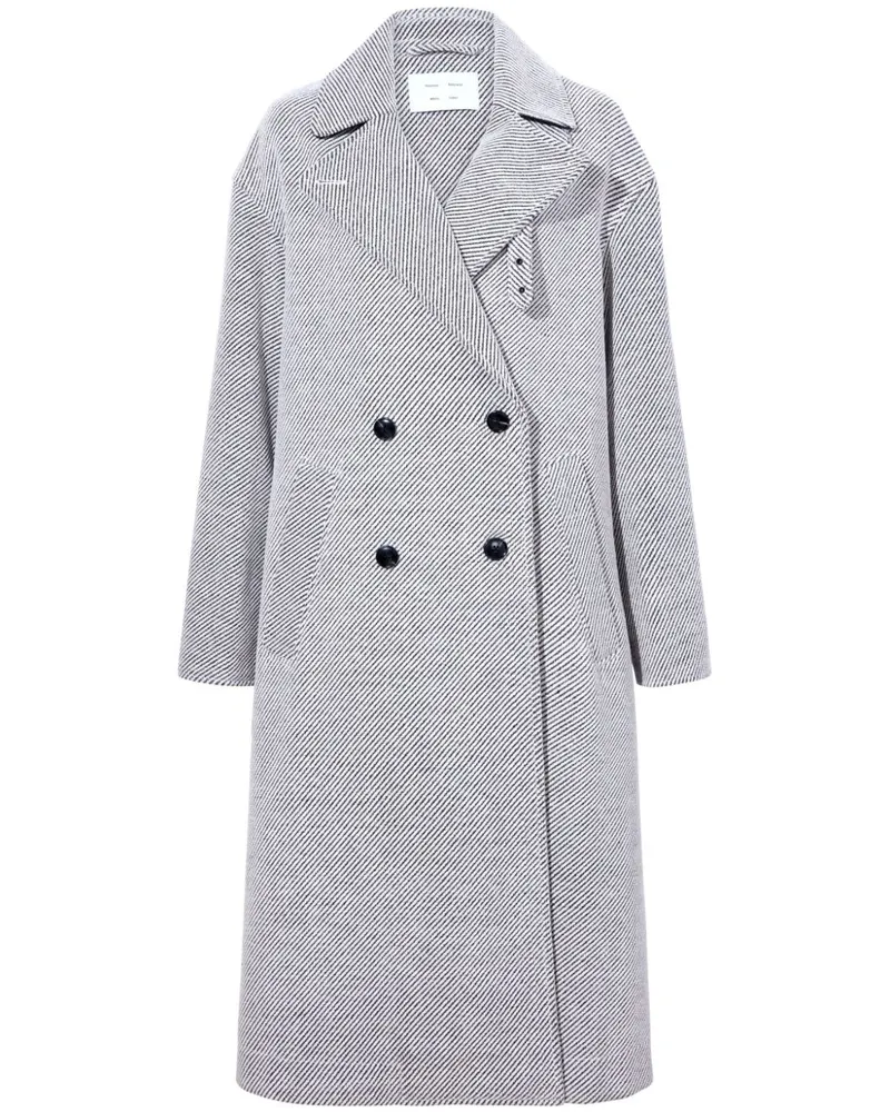 Proenza Schouler Ronan Mantel - Grau Grau