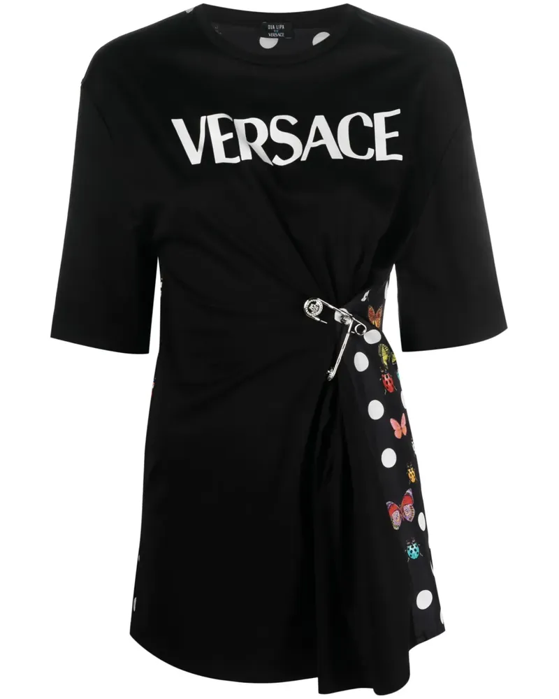 Versace x Dua Lipa Butterfly T-Shirt - Schwarz Schwarz