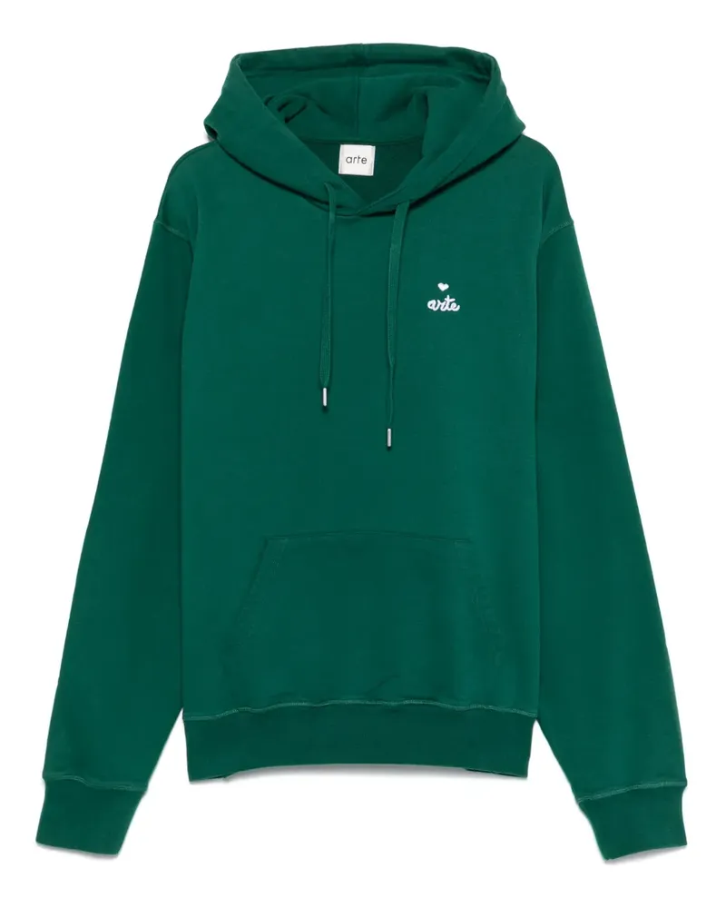 Arte Antwerp Hoodie mit Herz-Logo - Grün Grün