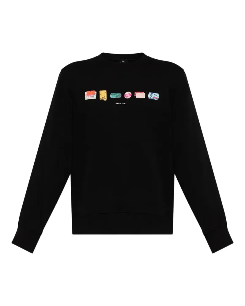 Paul Smith graphic-print sweater - Schwarz Schwarz