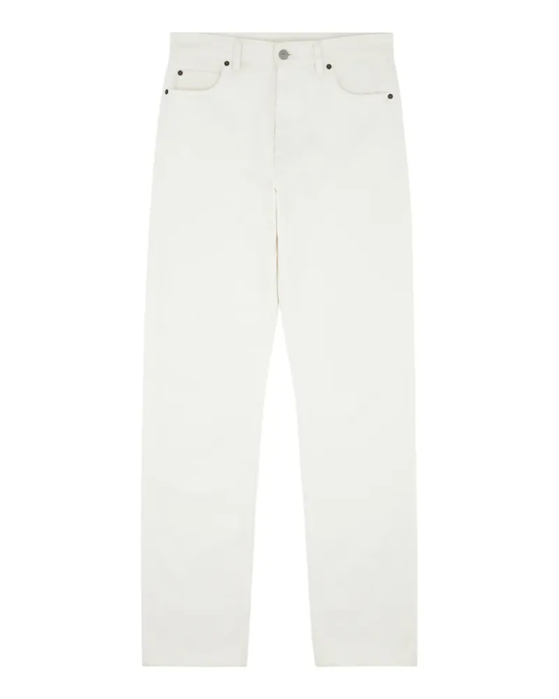 Maison Margiela cotton straight-leg jeans - Weiß Weiß