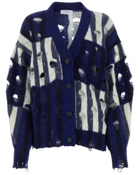 OFF-WHITE Klassischer Cardigan Blau