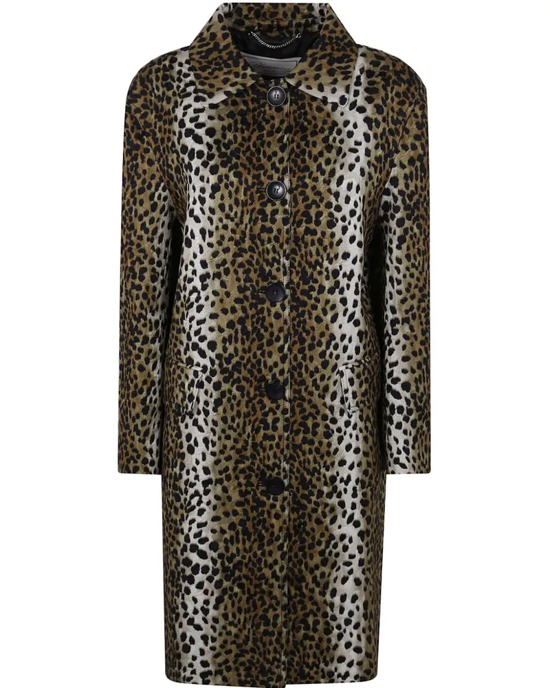 Blumarine Mantel mit Leoparden-Print - Braun Braun