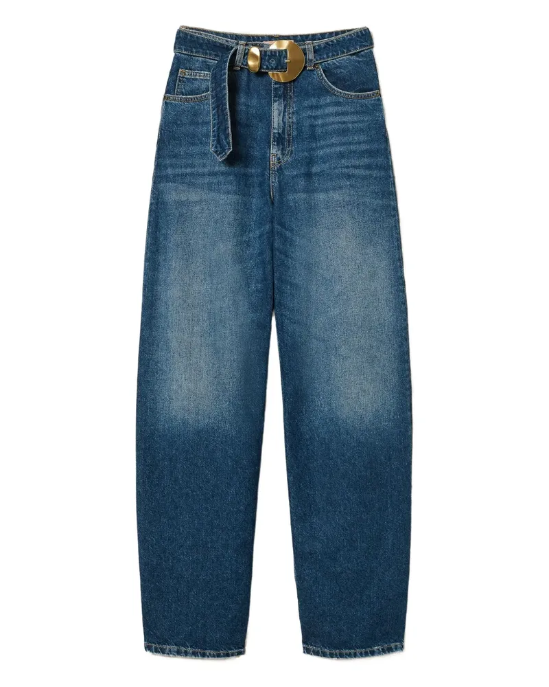 Twin-Set Jeans mit Schnallenverschluss - Blau Blau