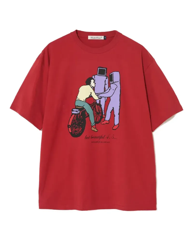 Undercover Computer Men T-Shirt - Rot Rot