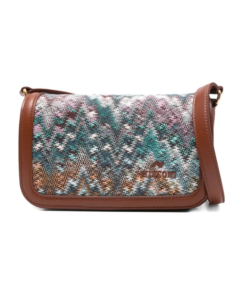 Missoni Gemusterte Umhängetasche - Braun Braun