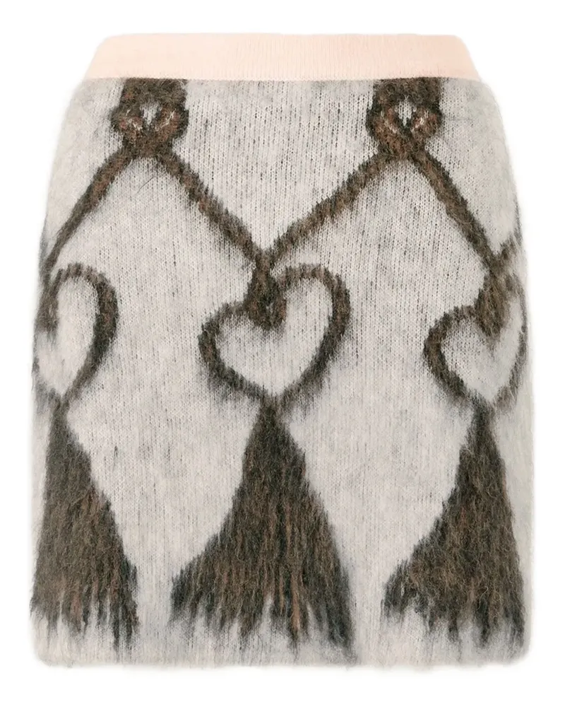 Genny Gestrickter Rock - Nude Nude