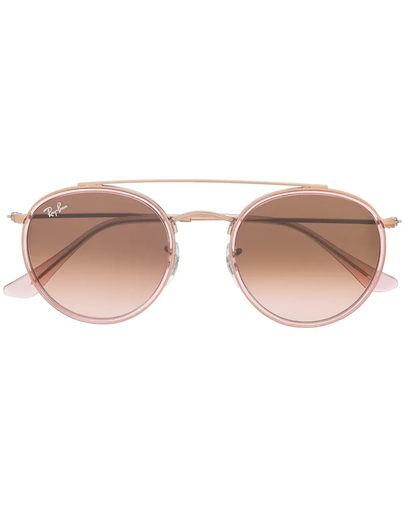 Ray Ban Sonnenbrille mit doppeltem Steg - Rosa Rosa