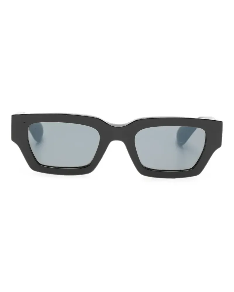 Oliver Peoples Sonnenbrille mit eckigem Gestell - Schwarz Schwarz