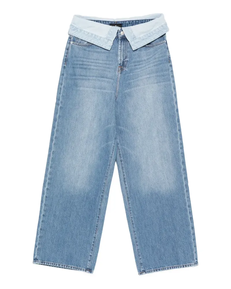 7 for all mankind double-layer jeans - Blau Blau