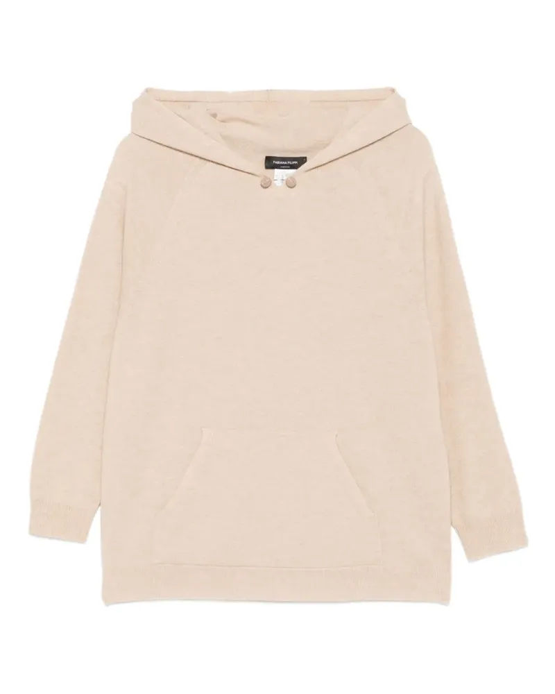 Fabiana Filippi Gestrickter Hoodie - Nude Nude