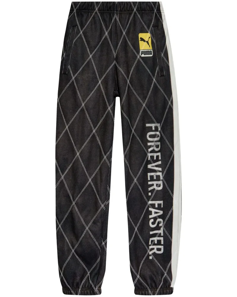 Puma x A$ap Rocky Jogginghose mit Steppung - Schwarz Schwarz