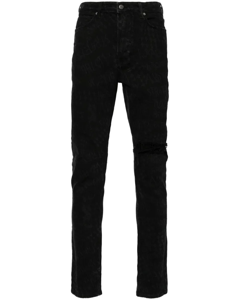 ksubi Van Winkle Heroism Skinny-Jeans - Schwarz Schwarz