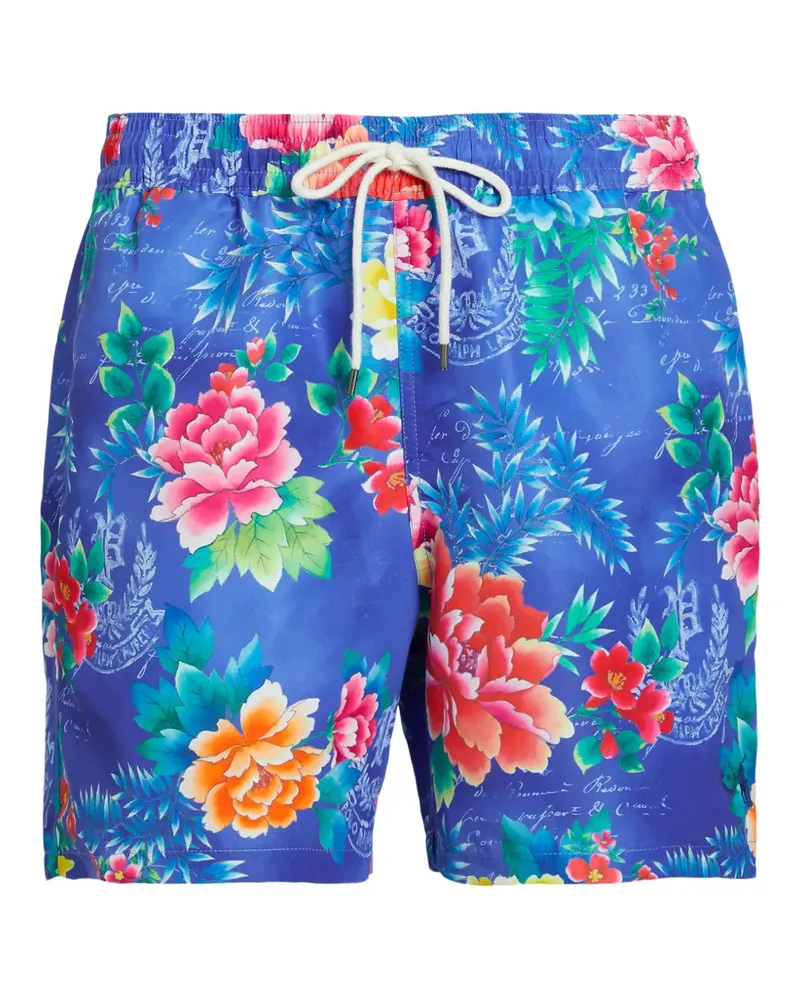 Ralph Lauren Badeshorts mit Blumen-Print - Blau Blau