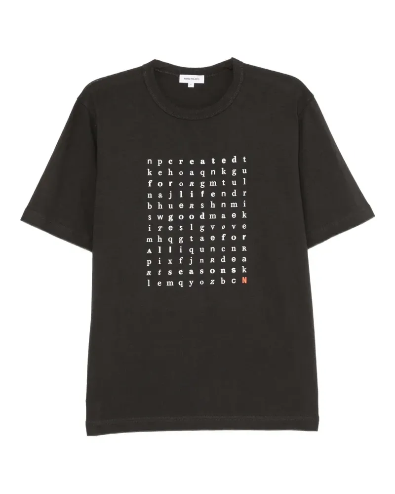 Norse Projects Elmelunde T-Shirt - Schwarz Schwarz