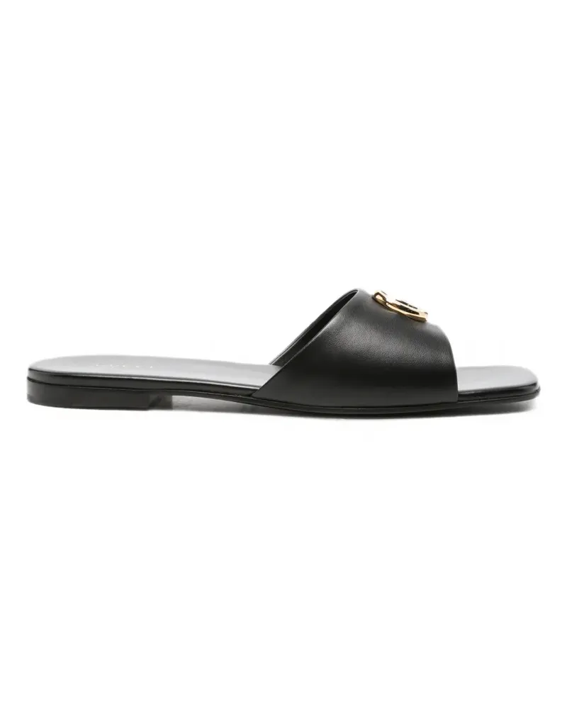 Gucci Sandalen mit GG-Logo - Schwarz Schwarz