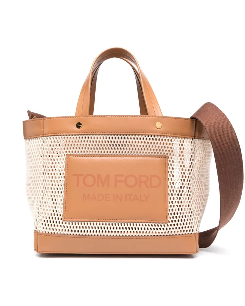 Tom Ford Tasche mit Netzeinsätzen - Nude Nude