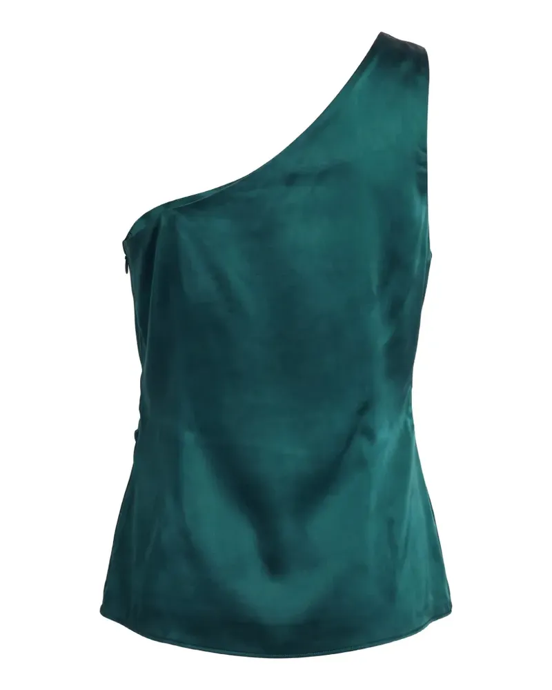 The Sei draped one-shoulder sleeveless blouse - Grün Grün