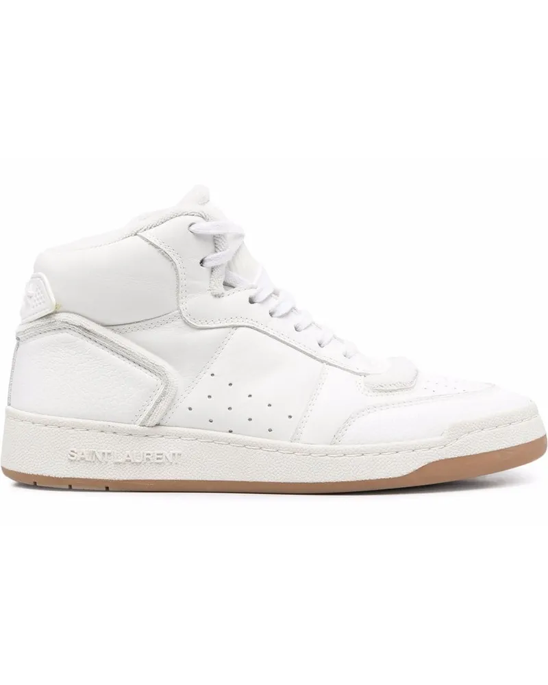 Saint Laurent Klassische High-Top-Sneakers - Weiß Weiß