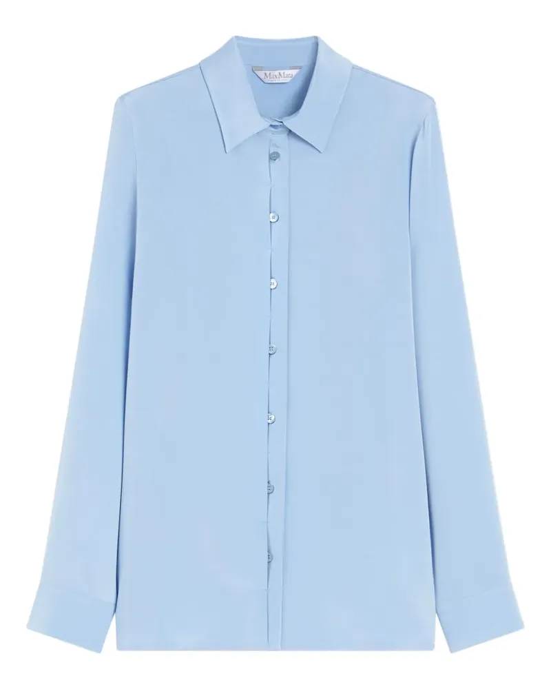 Max Mara Klassisches Hemd - Blau Blau