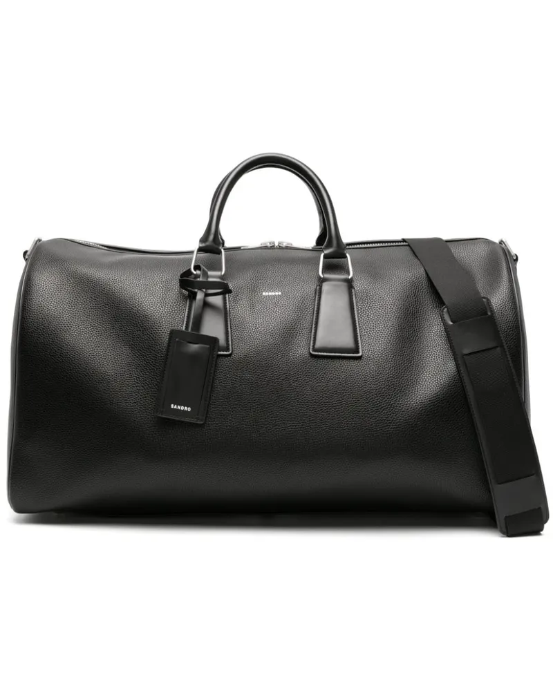 Sandro Reisetasche mit Metallic-Logo - Schwarz Schwarz