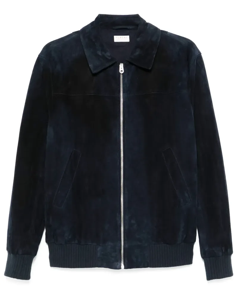 FURSAC Jacke aus Wildleder - Blau Blau