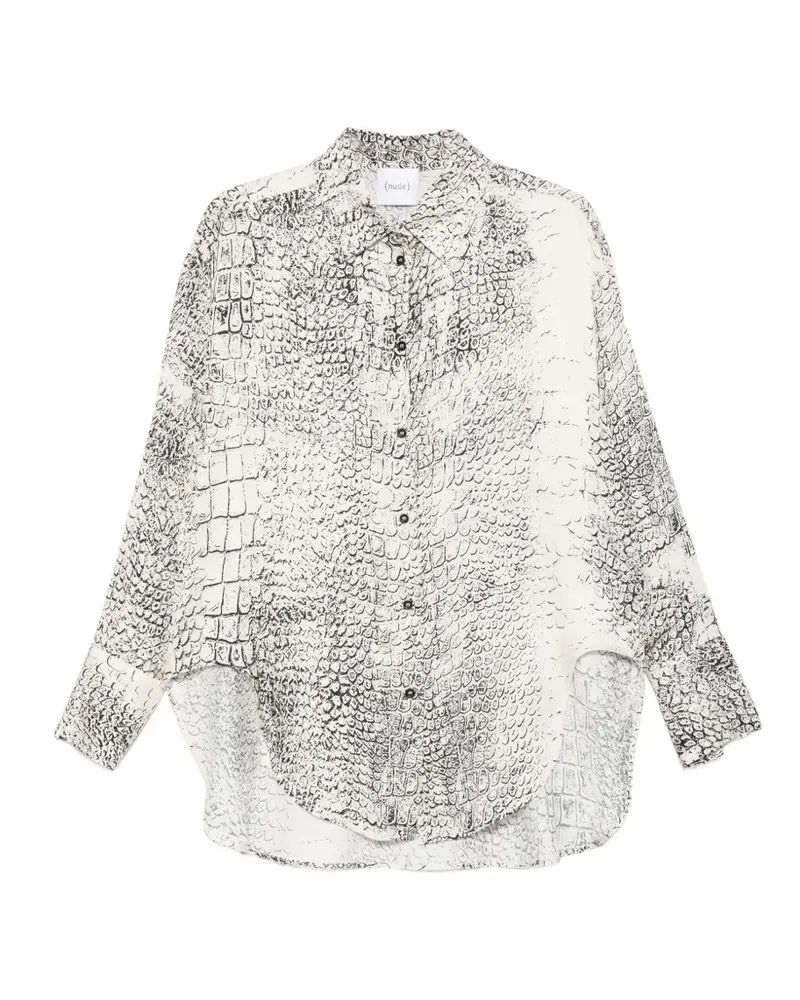 NUDE Hemd mit Print Nude