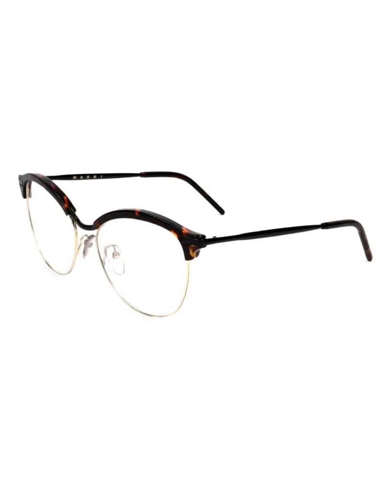 Marni Cat-Eye-Brille in Schildpattoptik - Braun Braun