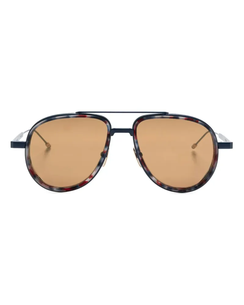 Thom Browne Getönte Pilotenbrille - Blau Blau