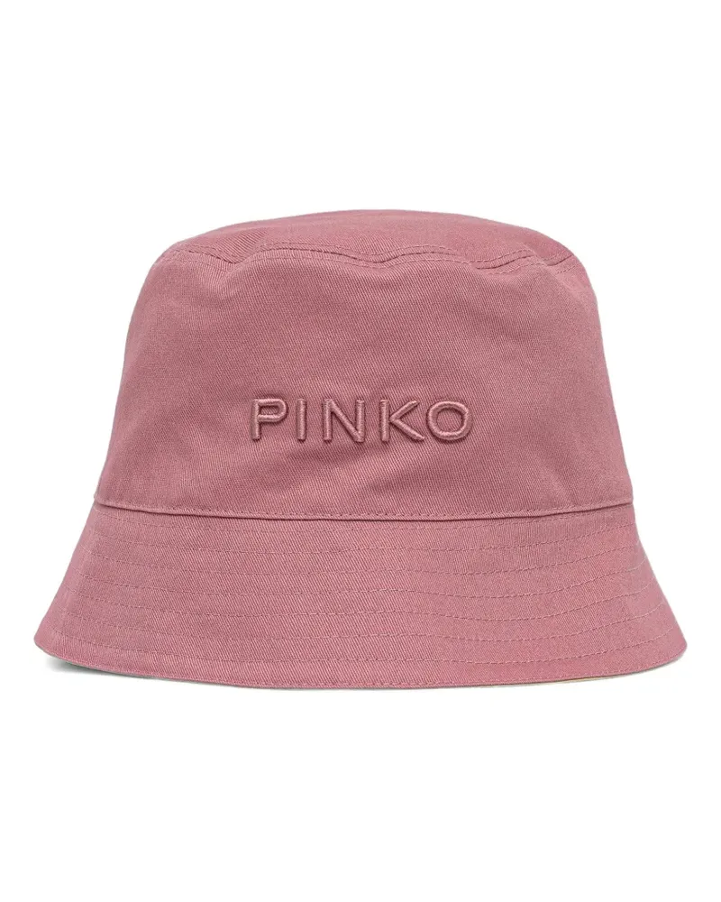 Pinko Fischerhut mit Logo-Stickerei - Rosa Rosa