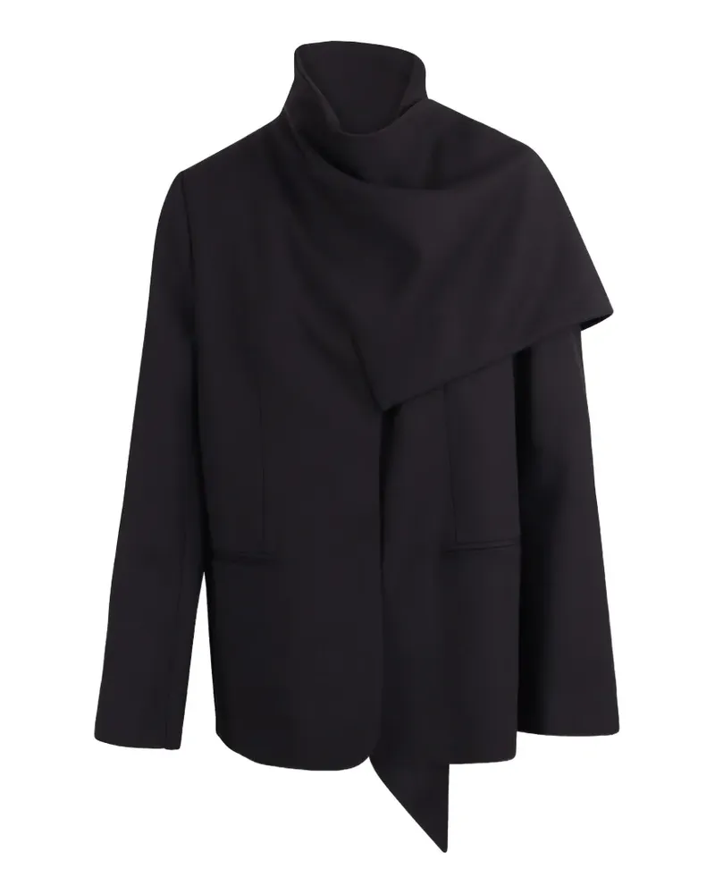 Sea Asymmetrische Jacke - Schwarz Schwarz