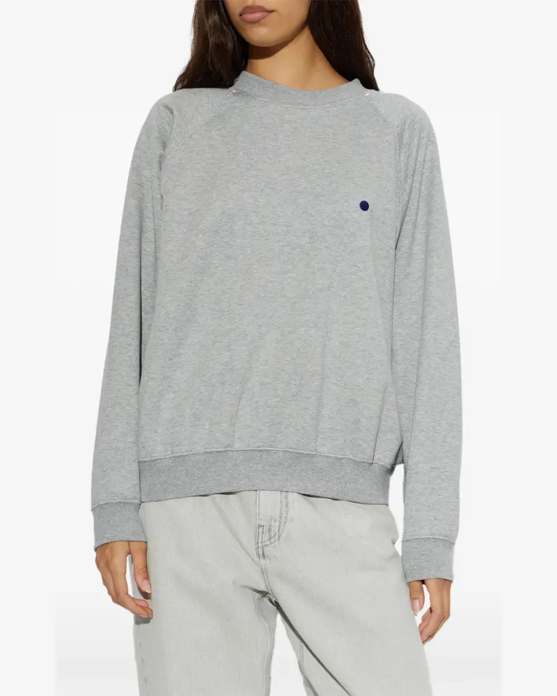Jil Sander crew-neck raglan-sleeve sweatshirt - Grau Grau