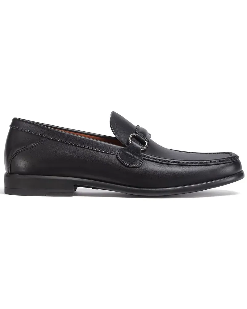 Ermenegildo Zegna Vittorio leather loafers - Schwarz Schwarz