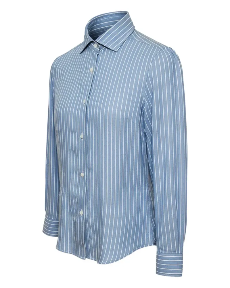 Brunello Cucinelli striped shirt - Blau Blau