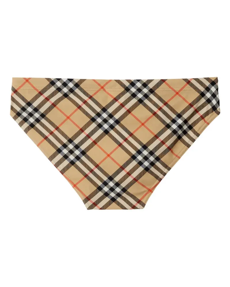 Burberry Karierte Badeshorts - Nude Nude