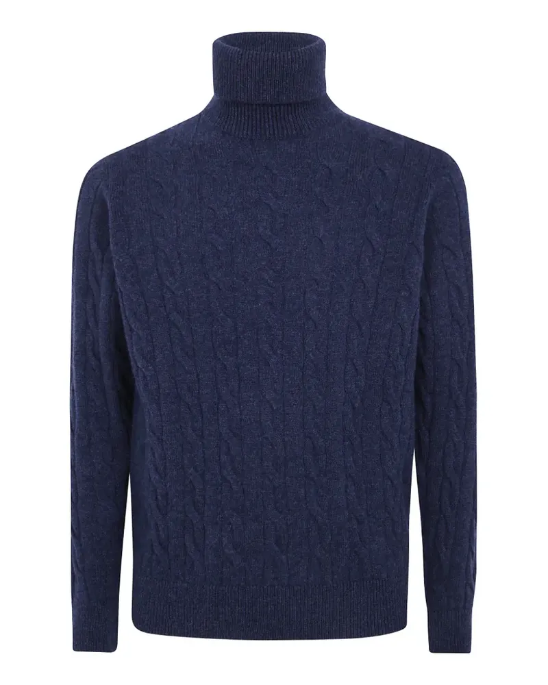 Filippo de Laurentiis cable-knit roll-neck sweater - Blau Blau