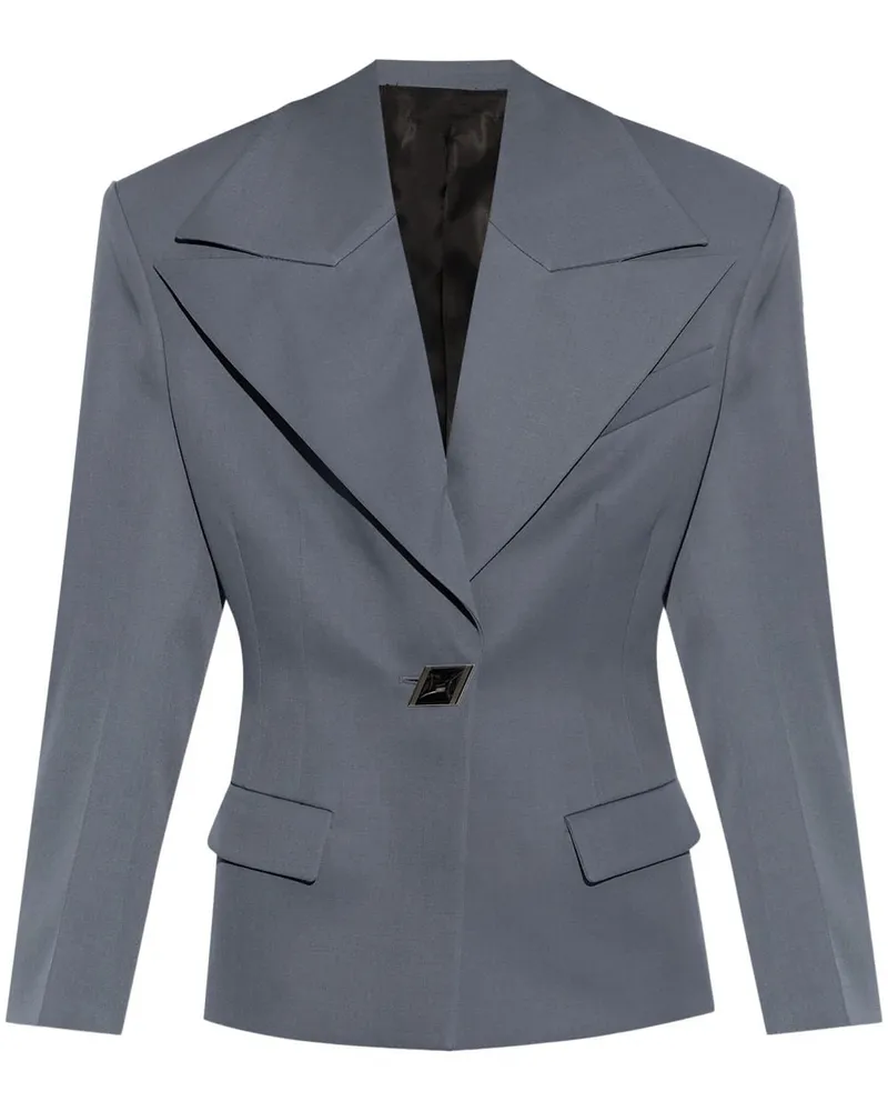 ATTICO Einreihiger Blazer Grau