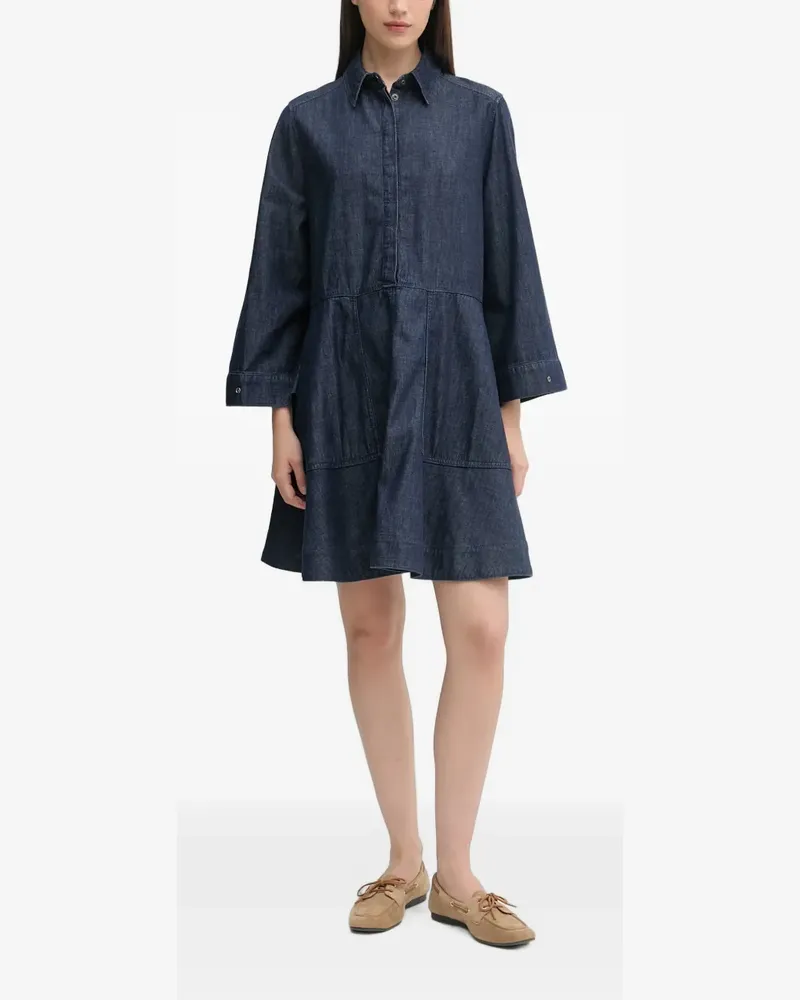 Benetton flared mini dress - Blau Blau