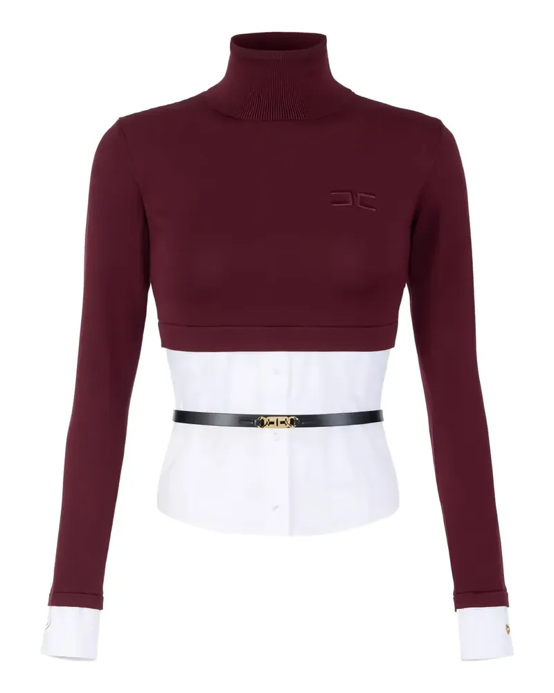 Elisabetta Franchi Pullover mit Rollkragen - Braun Braun