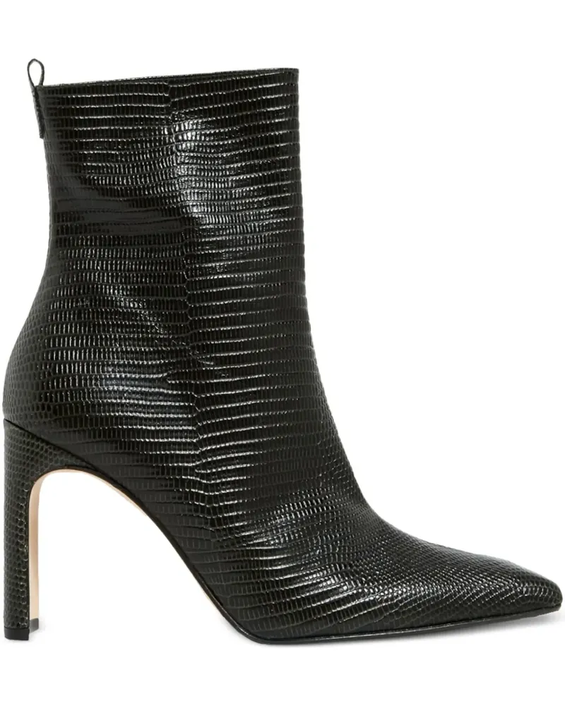 Miista Marcelle Stiefel mit Schlangen-Optik 90mm - Grün Grün