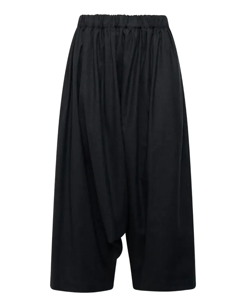 Comme des Garçons elasticated-waist wide-leg trousers - Schwarz Schwarz